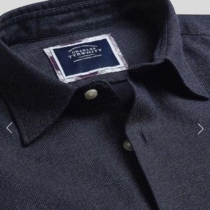 Charles Tyrwhitt Honeycomb slim fit textured shirt
